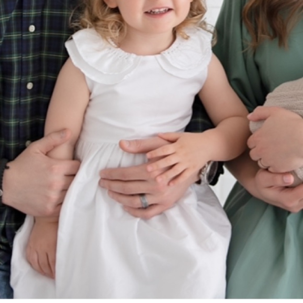 White formal dress
